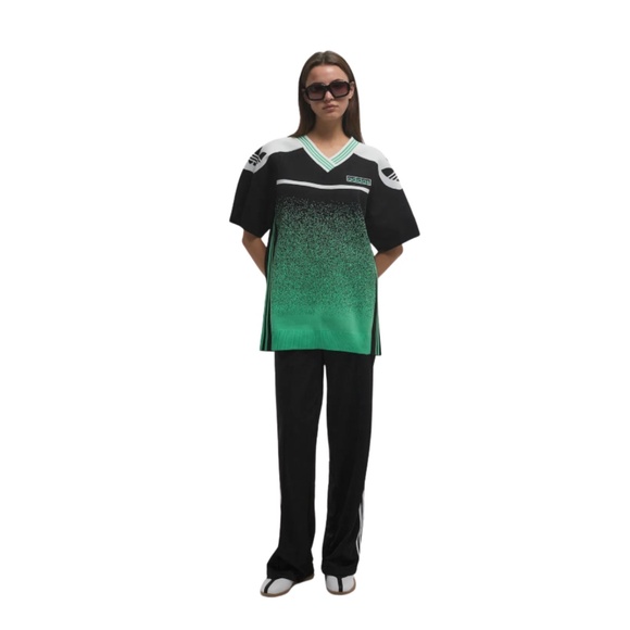 Adidas Originals Basketball Jersey Dress Black Green JJ3144 Women’s M Rare - Picture 4 of 15